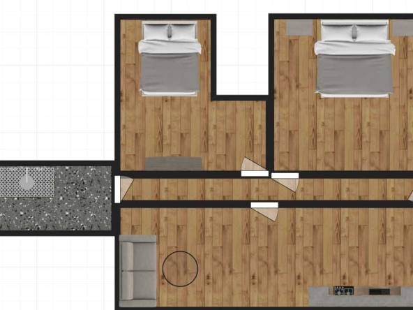 Тристаен апартамент в с. Зорница, Област Бургас - 70 кв.м за 1143 €/кв.м - Снимка #1