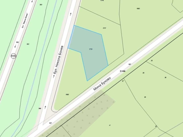 Парцел в Бухово - 819 кв.м за 100 €/кв.м - Снимка #1