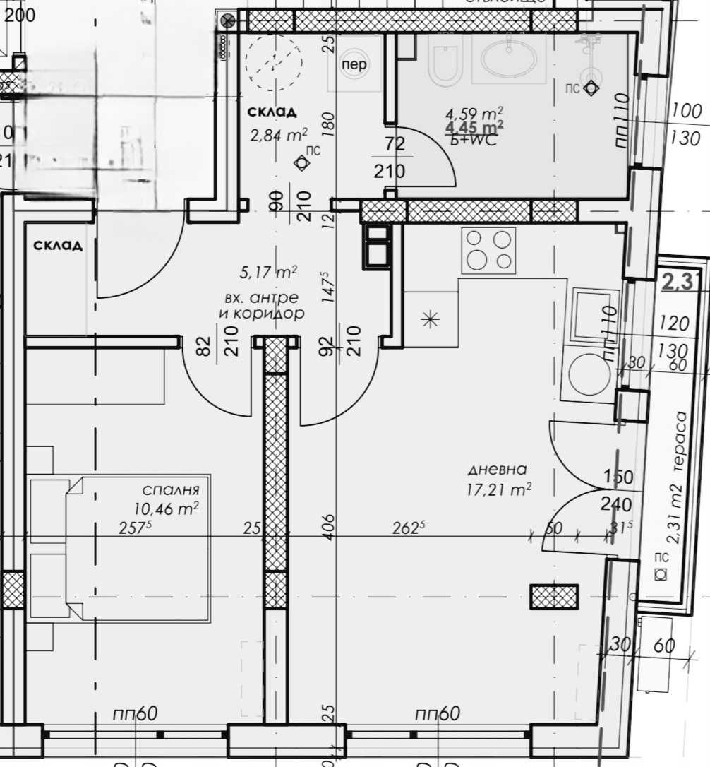 Двустаен апартамент в Пловдив, Остромила - 60 кв.м за 748 €/кв.м - Снимка #1