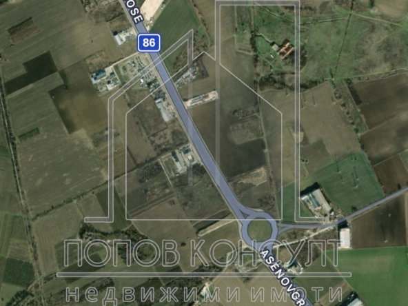 Парцел в Пловдив, Индустриална зона - Юг - 4499 кв.м за 20 €/кв.м - Снимка #1