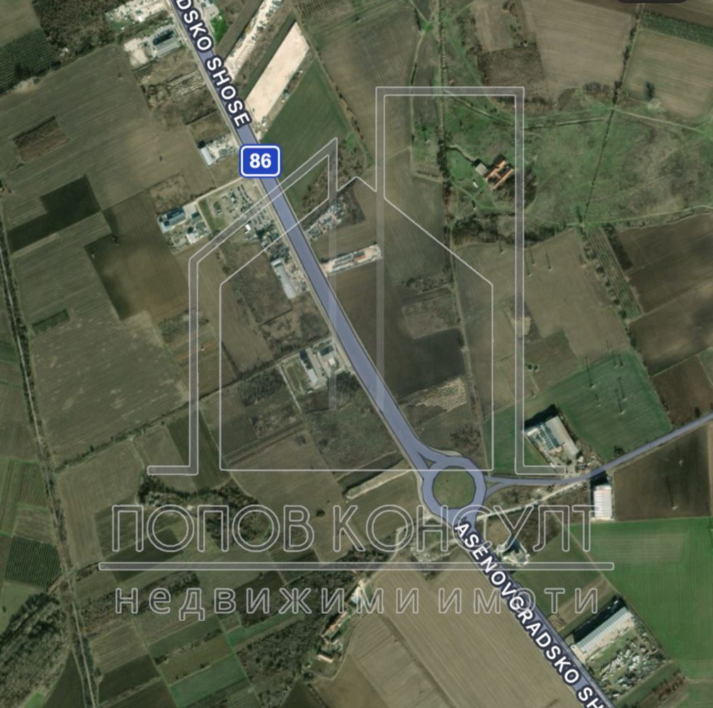 Парцел в Пловдив, Индустриална зона - Юг - 4499 кв.м за 20 €/кв.м - Снимка #1