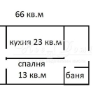 Двустаен апартамент в Варна, Бриз - 66 кв.м за 1804 €/кв.м - Снимка #1