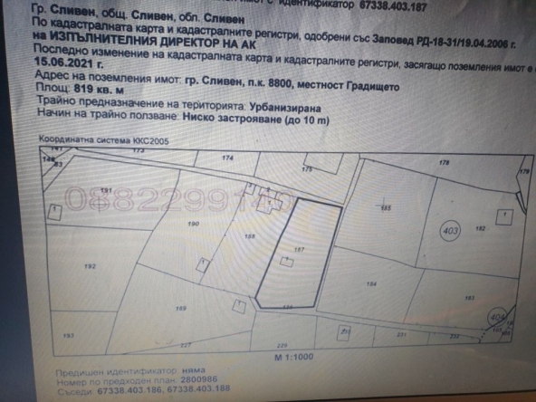 Парцел в Сливен, Промишлена зона - 1500 кв.м за 23 €/кв.м - Снимка #1