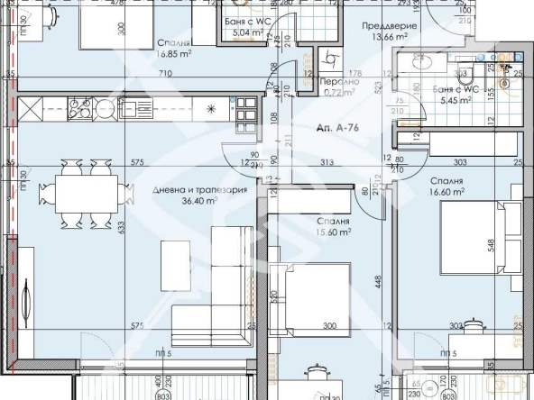 Многостаен апартамент в Пловдив, Кършияка - 166 кв.м за 1897 €/кв.м - Снимка #1