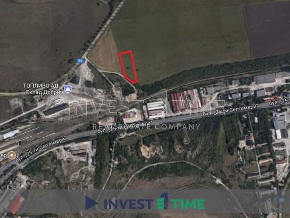 Парцел в Добрич, Промишлена зона - Север - 2000 кв.м за 20 €/кв.м - Снимка #1