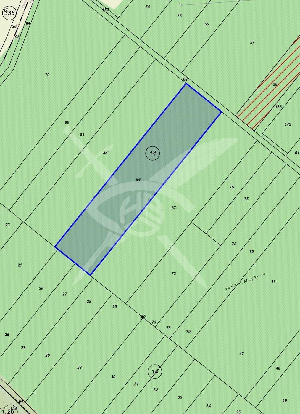 Земеделски имот в с. Марково, Област Пловдив -  кв.м за 21514 €/дка - Снимка #1