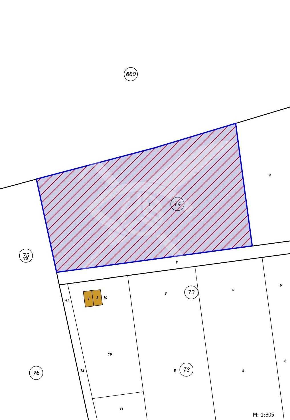 Парцел в Садово - 5000 кв.м за 25 €/кв.м - Снимка #1