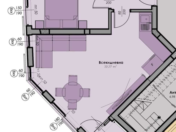 Двустаен апартамент в Пловдив, Кършияка - 66 кв.м за 1900 €/кв.м - Снимка #1