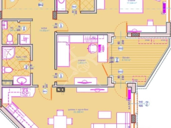 Тристаен апартамент в Бургас, Сарафово - 116 кв.м за 1399 €/кв.м - Снимка #1