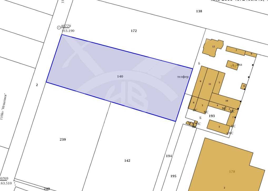 Парцел в Пловдив, Индустриална зона - Север - 5874 кв.м за 65 €/кв.м - Снимка #1