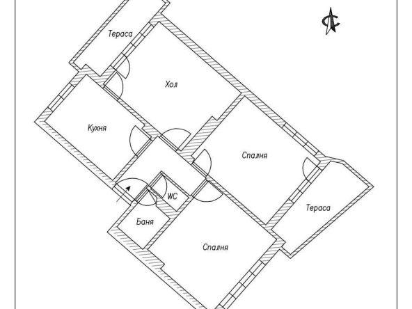 Тристаен апартамент в Силистра, Римска гробница - 92 кв.м за 870 €/кв.м - Снимка #1