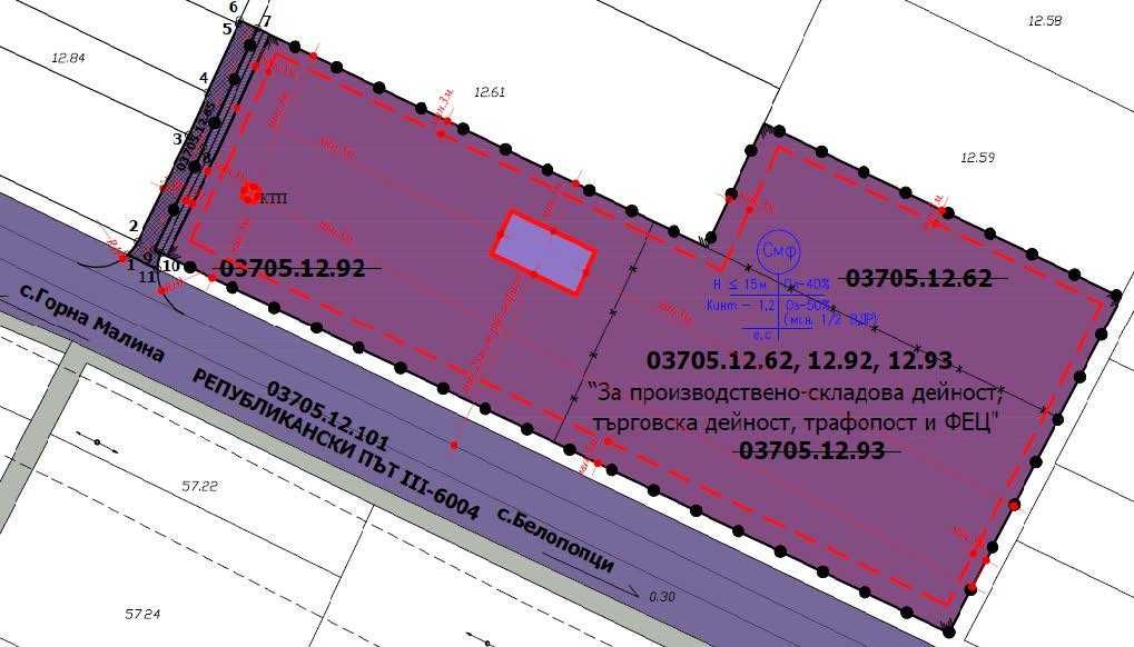 Парцел в с. Белопопци, Област София-област - 12000 кв.м за 19 €/кв.м - Снимка #1