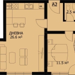 Двустаен апартамент в София, Младост 2 - 55 кв.м за 2100 €/кв.м - Снимка #1