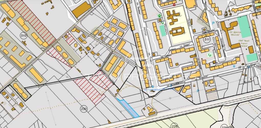 Парцел в Пловдив, Тракия - 2137 кв.м за 291 €/кв.м - Снимка #1