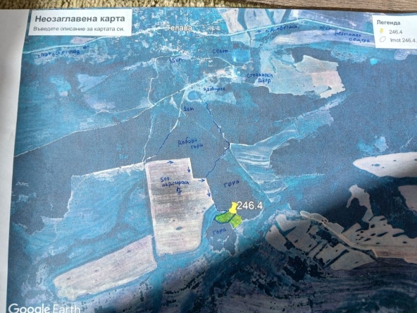 Земеделски имот в с. Тепава, Област Ловеч -  кв.м за 11 €/дка - Снимка #1