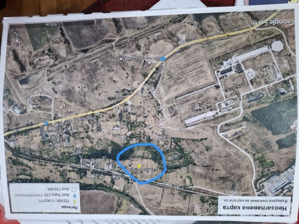 Парцел в Хасково, Промишлена зона - Изток - 1800 кв.м за 3 €/кв.м - Снимка #1