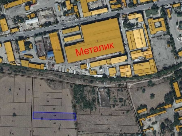 Парцел в Стара Загора, Индустриална зона - изток - 2450 кв.м за 18 €/кв.м - Снимка #1