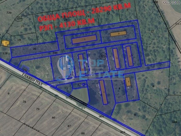 Промишлена сграда в с. Садина, Област Търговище - 4137 кв.м за 25 €/кв.м - Снимка #1