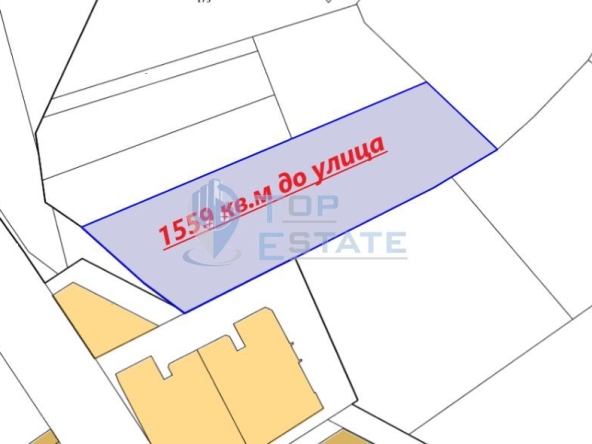 Парцел в Велико Търново, Зона Б - 1560 кв.м за 30 €/кв.м - Снимка #1