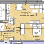 Двустаен апартамент в Пловдив, Остромила - 81 кв.м за 1224 €/кв.м - Снимка #1