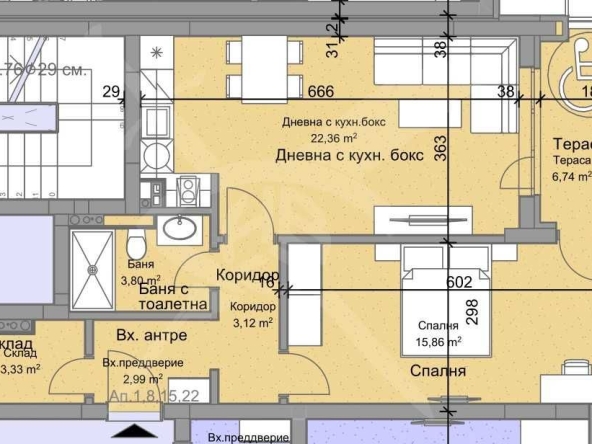 Двустаен апартамент в Пловдив, Остромила - 81 кв.м за 1175 €/кв.м - Снимка #1