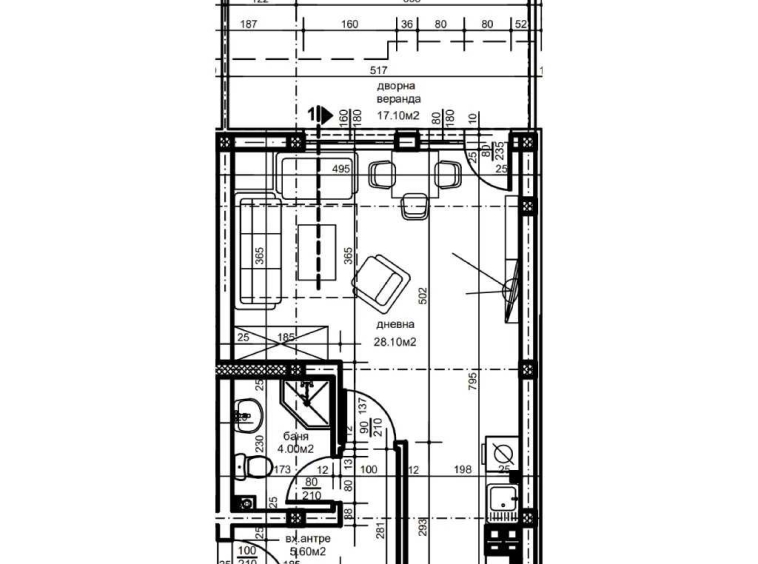 Едностаен апартамент в Пловдив, Южен - 69 кв.м за 584 €/кв.м - Снимка #1