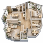 Тристаен апартамент в Варна, Владислав Варненчик - 81 кв.м за 755 €/кв.м - Снимка #1