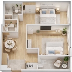 Двустаен апартамент в Пловдив, Южен - 66 кв.м за 5879 €/кв.м - Снимка #1