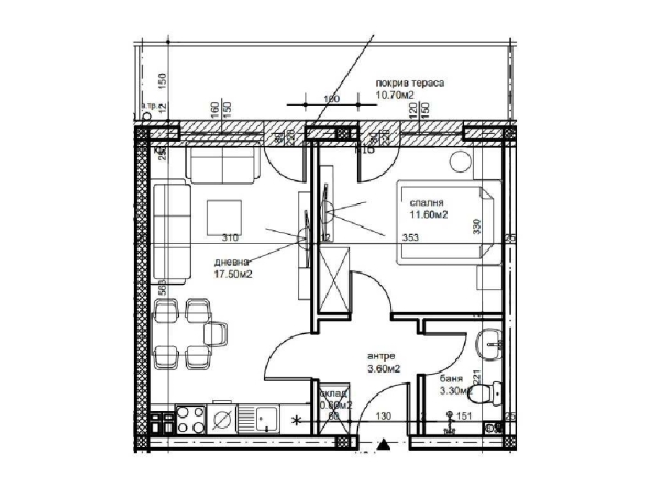 Двустаен апартамент в Пловдив, Беломорски - 62 кв.м за 997 €/кв.м - Снимка #1