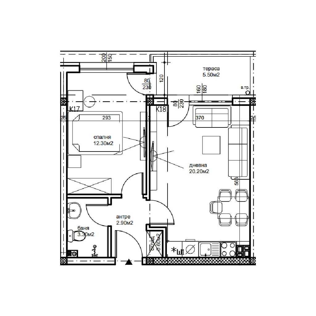 Двустаен апартамент в Пловдив, Беломорски - 60 кв.м за 1052 €/кв.м - Снимка #1