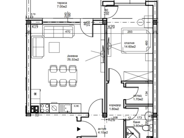 Двустаен апартамент в Пловдив, Беломорски - 79 кв.м за 1012 €/кв.м - Снимка #1