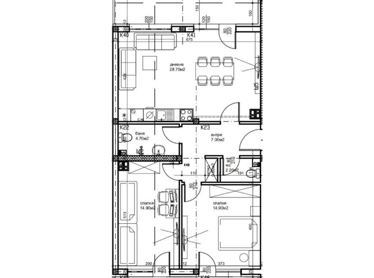 Тристаен апартамент в Пловдив, Беломорски - 138 кв.м за 790 €/кв.м - Снимка #1