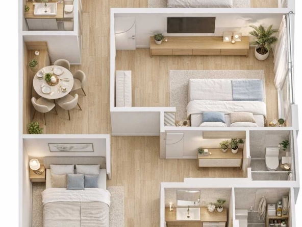 Тристаен апартамент в Пловдив, Кършияка - 87 кв.м за 533 €/кв.м - Снимка #1