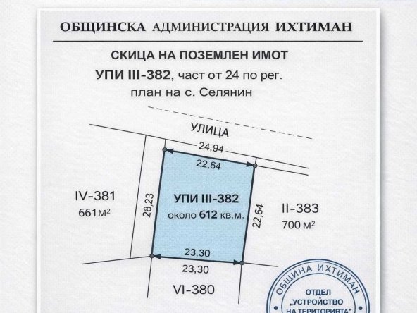 Парцел в София, Младост 4 - 612 кв.м за 31 €/кв.м - Снимка #1