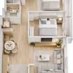 Тристаен апартамент в Пловдив, Южен - 81 кв.м за 526 €/кв.м - Снимка #1