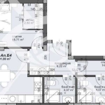 Тристаен апартамент в Пловдив, Тракия - 108 кв.м за 1394 €/кв.м - Снимка #1