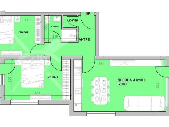 Тристаен апартамент в Пловдив, Христо Смирненски - 101 кв.м за 1377 €/кв.м - Снимка #1