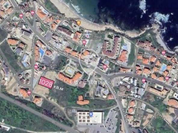 Парцел в Созопол - 1028 кв.м за 215 €/кв.м - Снимка #1