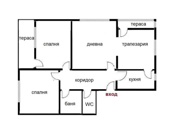 Тристаен апартамент в Бургас, Център - 90 кв.м за 2467 €/кв.м - Снимка #1