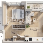 Двустаен апартамент в София, Люлин 6 - 67 кв.м за 1409 €/кв.м - Снимка #1