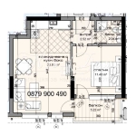 Двустаен апартамент в Варна, Младост 2 - 68 кв.м за 1514 €/кв.м - Снимка #1