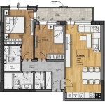 Тристаен апартамент в София, Левски Г - 97 кв.м за 1444 €/кв.м - Снимка #1