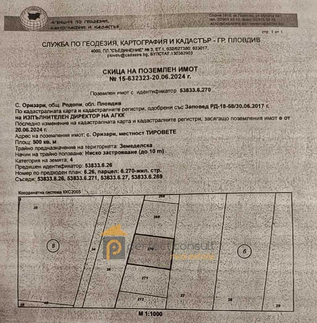 Парцел в Пловдив, Христо Смирненски - 500 кв.м за 59 €/кв.м - Снимка #1