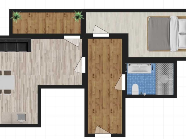 Двустаен апартамент в Асеновград - 93 кв.м за 775 €/кв.м - Снимка #1