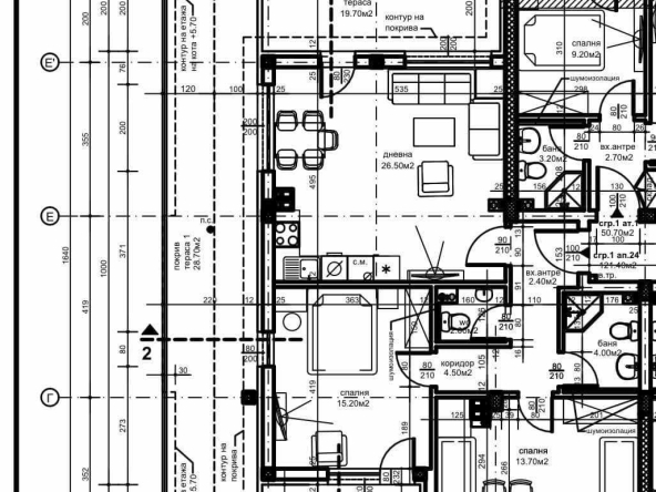 Тристаен апартамент в Пловдив, Остромила - 137 кв.м за 919 €/кв.м - Снимка #1