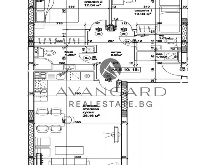Тристаен апартамент в Пловдив, Кючук Париж - 113 кв.м за 1400 €/кв.м - Снимка #1