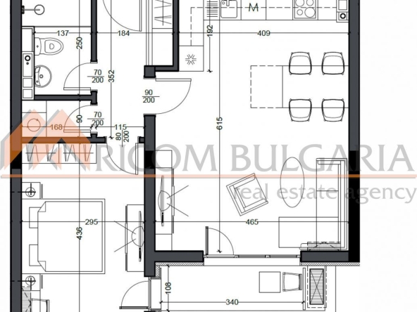 Двустаен апартамент в Варна, Виница - 78 кв.м за 1744 €/кв.м - Снимка #1
