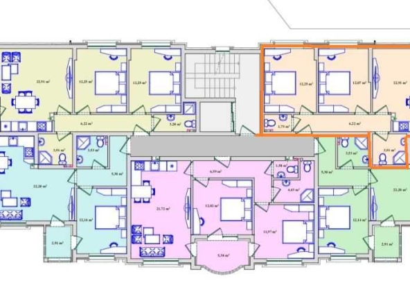 Тристаен апартамент в Хасково, Бадема - 89 кв.м за 586 €/кв.м - Снимка #1