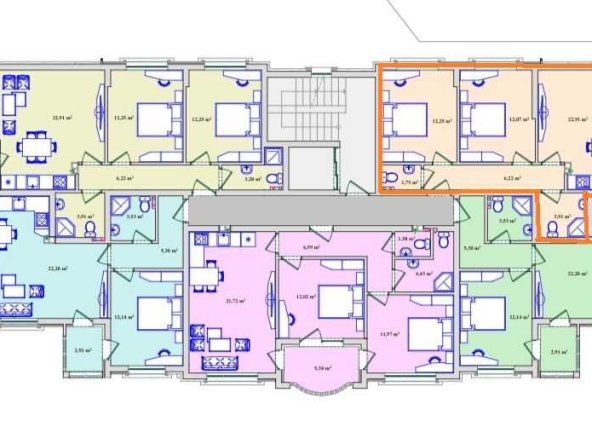 Тристаен апартамент в Хасково, Център - 89 кв.м за 586 €/кв.м - Снимка #1