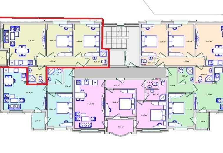 Тристаен апартамент в Хасково, Център - 91 кв.м за 588 €/кв.м - Снимка #1